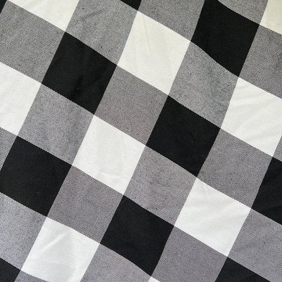 Unique Vintage Magnolia Park Black and White Buffalo Check Circle Skirt Size XL - Picture 3 of 3